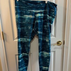 Teal pattern old navy legging